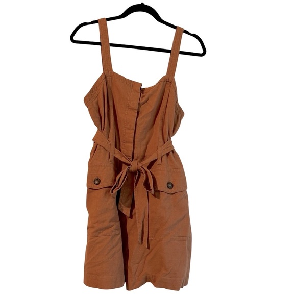 Habitual Brown Button-Front Romper - Picture 12 of 12